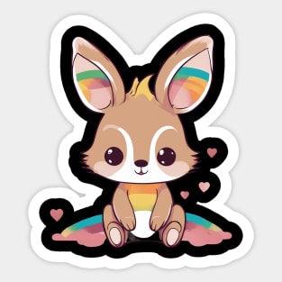 Cutest Little Baby Kangaroo Sticker